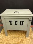 Large Rustic Wood Cooler, 90 Qt Capacity 5 small