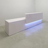 Custom Modern Long Reception Desk With Counter - Los Angeles Desk 2 small