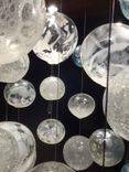 Blown Glass Sphere Chandelier 6 small