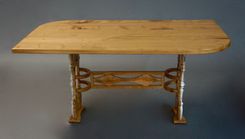 Reclaimed Fence Post Table 2 small
