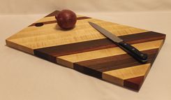 Cutting Board Of Four Woods 1 small
