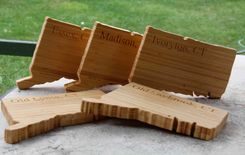 Custom Bamboo State Cutting Boards 1 small