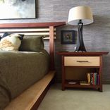 Sapele And Maple Art Deco Bedroom Set 3 small