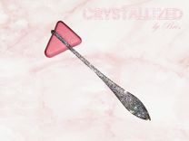 Crystallized Reflex Hammer Nursing Bling Any Color Genuine European Crystals Bedazzled 2 small