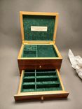 Custom Jewelry Box With Art Deco Wood Inlay 4 small
