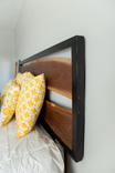 Live Edge Wood Headboard, Queen Headboard, King Headboard, Floating Headboard, Hanging, Wall Mounted 1 small