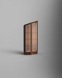 Custom Walnut And Glass Curio Cabinet 5 small