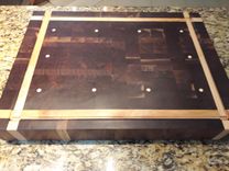 Walnut And Maple End Grain Cutting Board 3 small