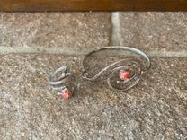 Sterling Silver Swirl Bangle 3 small