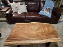 Monkey Pod Live Edge Coffee Table 3 small
