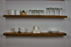 Reclaimed Oak Shelf, Reclaimed Oak Floating Shelf,  Reclaimed Oak Wall Shelves, Barn Wood Oak Shelf 5 small