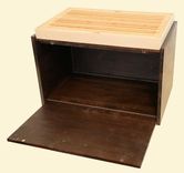 Breadbox W/ Crumb Catching Cutting Board 2 small