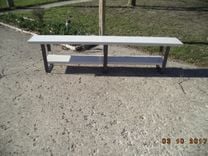 Industrial And Steel Bench Heavy Duty Bench Entryway Bench Hallway Bench Wood And Steel Bench 2 small