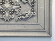 Relief Carved Classic Limestone Backsplash Decorative Tile Insert 4 small