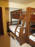 Rustic Knotty Alder Bunk Bed 1 small