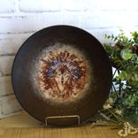 Spirit Wolf Decorative Pottery Plate Wolf Decor Wolf Picture Wolf Art 1 small