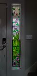Stained Glass Sidelight - Morning Glory 3 small