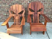 Skull Adirondack Chair 5 small