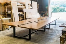 Solid Wood Conference Table 1 small