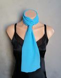 Turquoise Chiffon Scarf 5 small