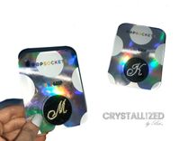 Any Color Crystallized Personalized Pop Socket Iphone Grip Bling Genuine European Crystals Bedazzled 1 small