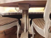 Custom Reclaimed Wood Dining Table With Bench 3 small