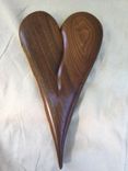 Decorative Wooden Hearts. 2 small