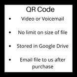Personalized Soundwave With Qr Code Framed Wood Sign, Custom Voice Recording Art 6 small