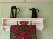 Quilt Rack And Blanket Shelf With Double Bars 6 small