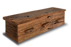 Rustic wood Floating Bathroom Storage Shelf 4 small