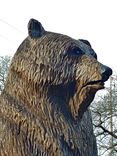Example Piece: Chainsaw Carved 7ft.Tall Grizzly Bear 5 small