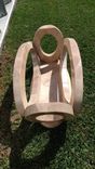 Sculptural Art Deco Inspired Maple Coffee Table 6 small