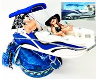 Nautical Birthday Personalized Cake Topper, Boating Cake Toppers 4 small