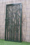 Decorative Forest Steel Gate - Nature Metal Art - Steel Wall Panel - Garden Gate Art - Custom Gate 2 small