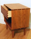 MID CENTURY MODERN WATERFALL / DOVETAILED SIDE / NIGHT TABLE 5 small