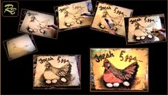 Hunting cabin, art, decor, Custom Art, wildlife Art, Hunter gift, Unique, Home Decor, Artistic Creations by Rose, Elysburg PA,  4 small