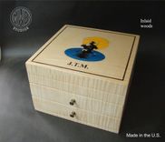 Custom Jewelry Box Handcrafted In The U.S.  Jb10-2 1 small