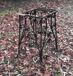 Hand Forged Wrought Iron Scrollwork Table 1 small