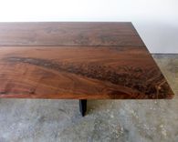Banks Walnut + Steel Dining Table 4 small