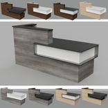 Santa Barbara Reception Desk, Office Desk, Retail Desk, Front Desk, Reception Counter 1 small