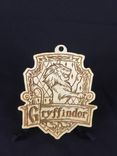Harry Potter Hogwarts Wood Laser Cut Christmas Ornaments Set Of Five 6 small