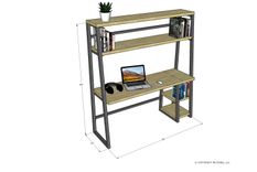 Tiered Home Office Desk 2 small