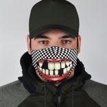 Funny Adult Or Child Fabric Face Mask With 2 Free Filters Adjustable Straps 3 small
