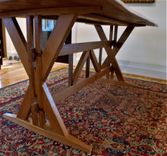 Live Edge Herringbone Dining Table 3 small