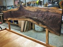 Custom Live-Edge Floating Platform Bed 4 small