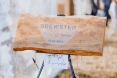 Custom Engraved Wood Guestbook Sign 2 small