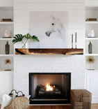 Walnut Suspended River Mantel 5 small