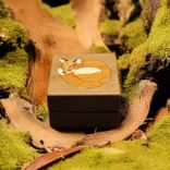 Inlaid Fox Engagement Ring Box, With Free Engraving And Shipping. Rb-23 1 small