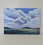 Original Acrylic Impressionist Landscape Painting, 5" X 7" 3 small