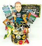 Personalized 40th Cake Toppers, Vintage Dude 40th Birthday Cake Topper 6 small
